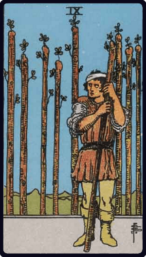 Nine of Wands / Девятка Жезлов