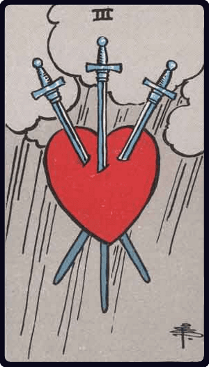 Three of Swords / Тройка Мечей