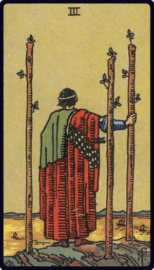 Three of Wands / Тройка Жезлов